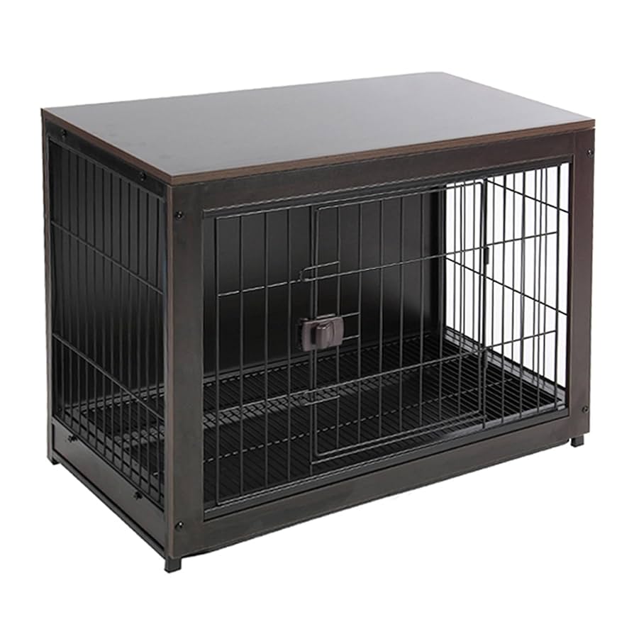 Amazon.co.jp: MAAOBR 犬 ケージ ペットケージ 木製 小型犬